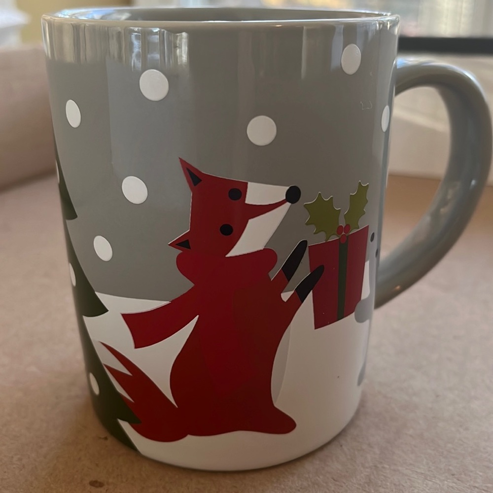 Crate & Barrel Holiday Coffee Cup